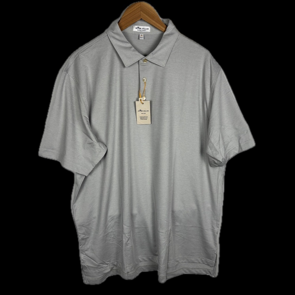 Peter Millar Men Summer Comfort ShortSleeve Golf Polo Shirt XL Active Athleisure